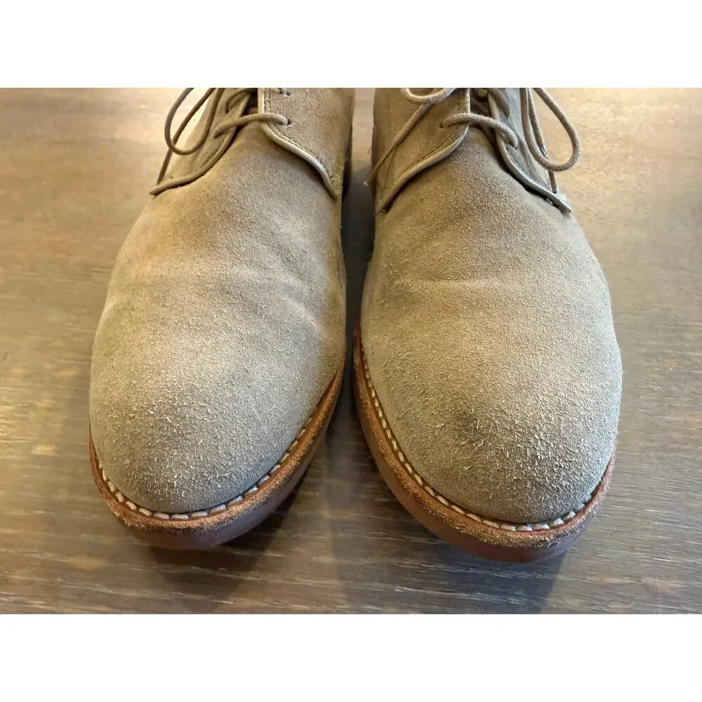 ALLEN EDMONDS Nomad Boone Suede Leather Derby Lace Up Shoes Men 10 D